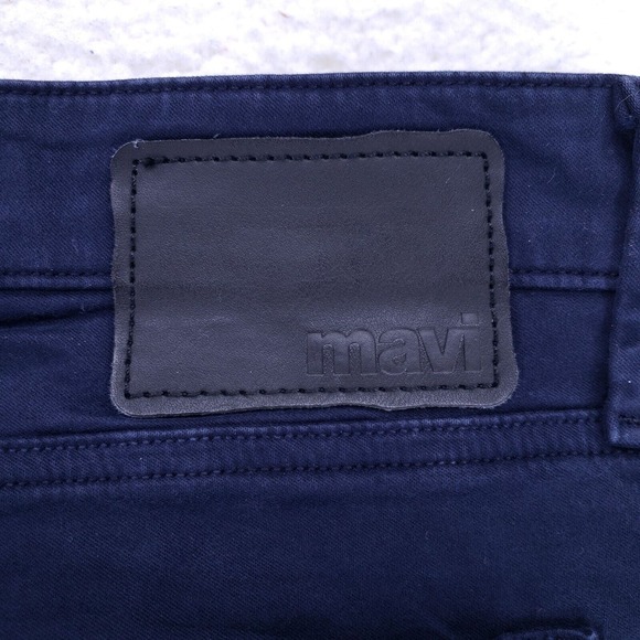 Mavi Jeans Denim Cotton Men SZ 36x34 Blue Straight Stretch VTG Mid Rise Slim 90s - Picture 8 of 13